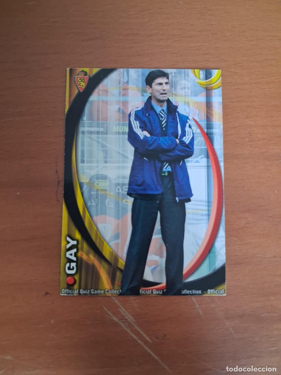 Cartes &agrave; collectionner de Football: Mundicromo Official Quiz Game Collection 2010 2011 Real Zaragoza 354 Gay Error
