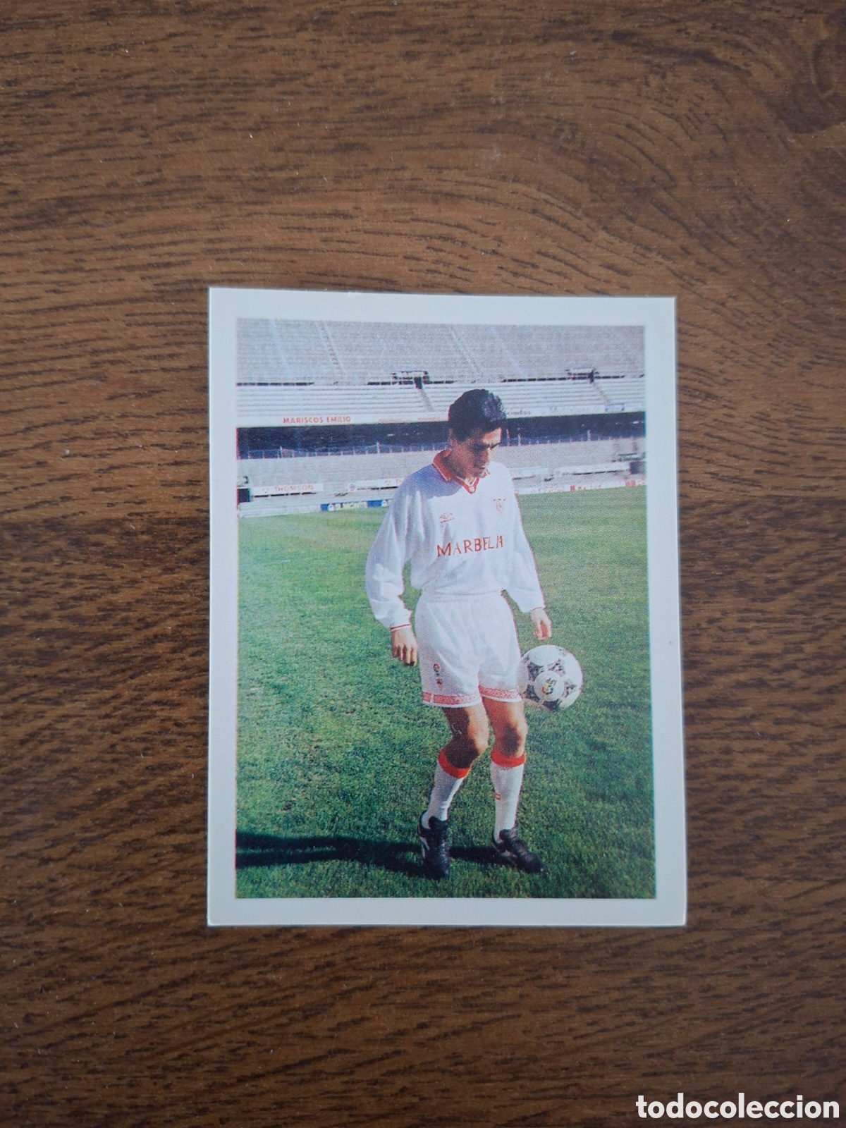Cartes &agrave; collectionner de Football: MARCOS N&deg; 237 SEVILLA MILANO SPORT COLECCI&Oacute;N OFICIAL CROMOS 1995 NUEVO NUNCA PEGADO SEVILLA F.C
