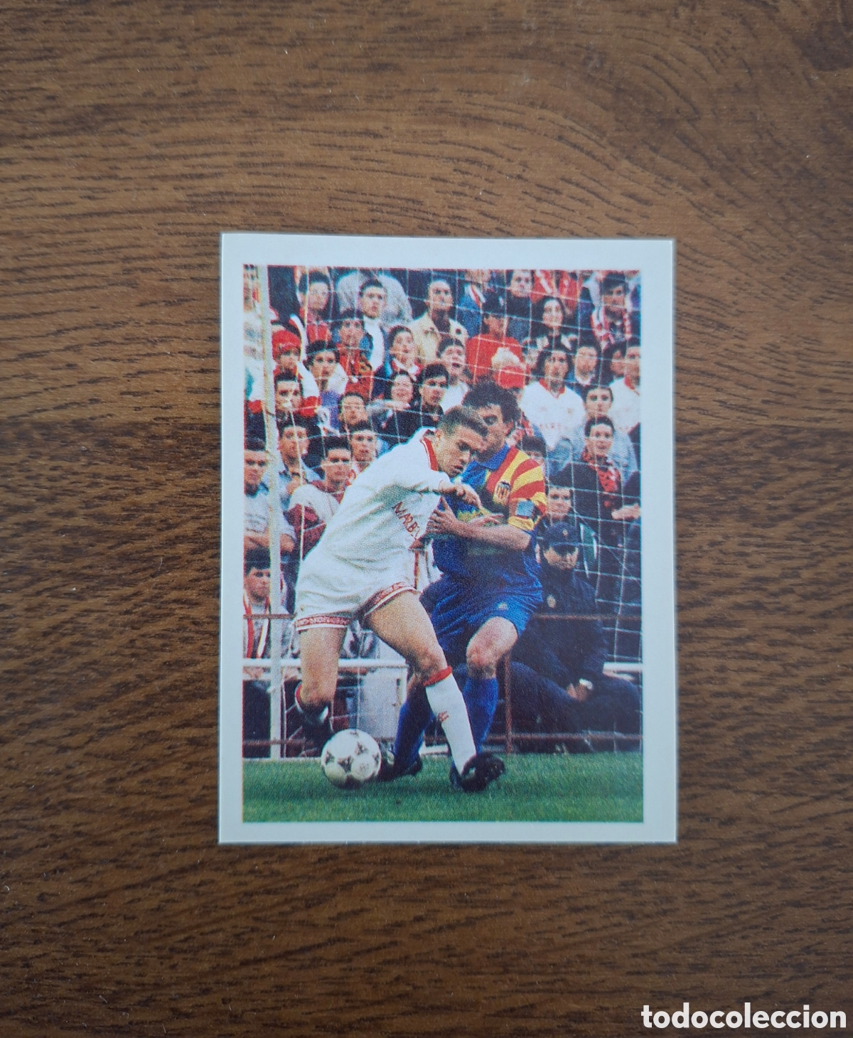 Cartes &agrave; collectionner de Football: TEVENET N&deg; 286 SEVILLA MILANO SPORT COLECCI&Oacute;N OFICIAL CROMOS 1995 NUEVO NUNCA PEGADO SEVILLA F.C