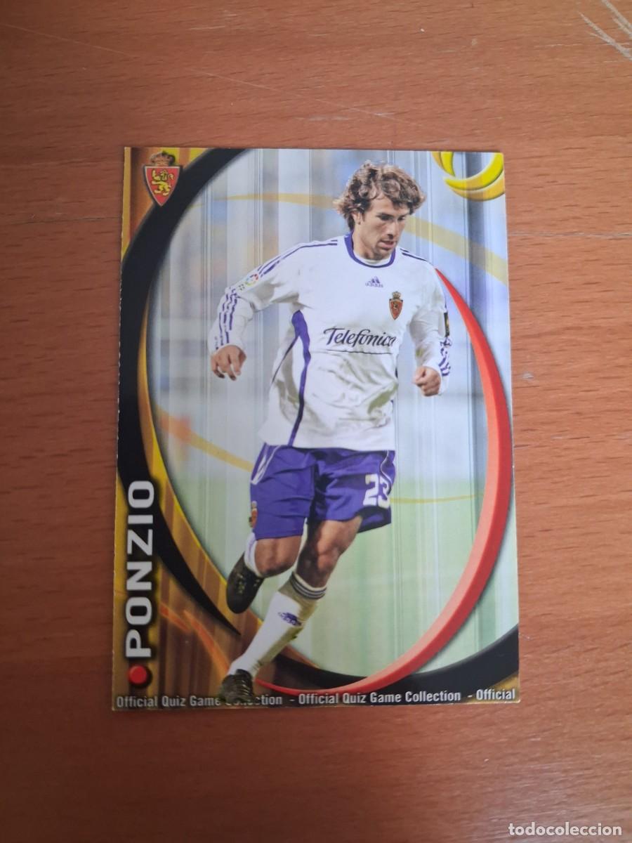 Figurine di Calcio: Mundicromo Official Quiz Game Collection 2010 2011 Real Zaragoza 361 Ponzio