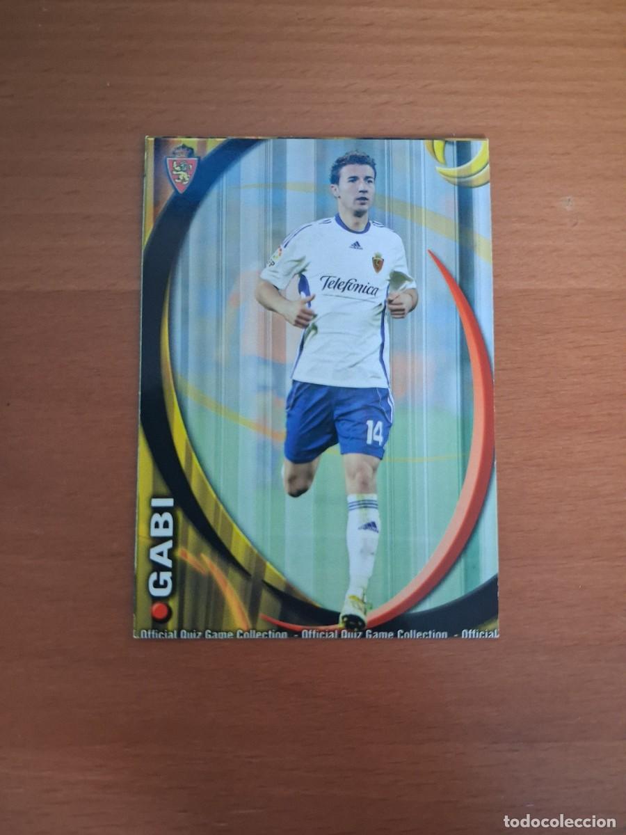 Figurine di Calcio: Mundicromo Official Quiz Game Collection 2010 2011 Real Zaragoza 367 Gabi