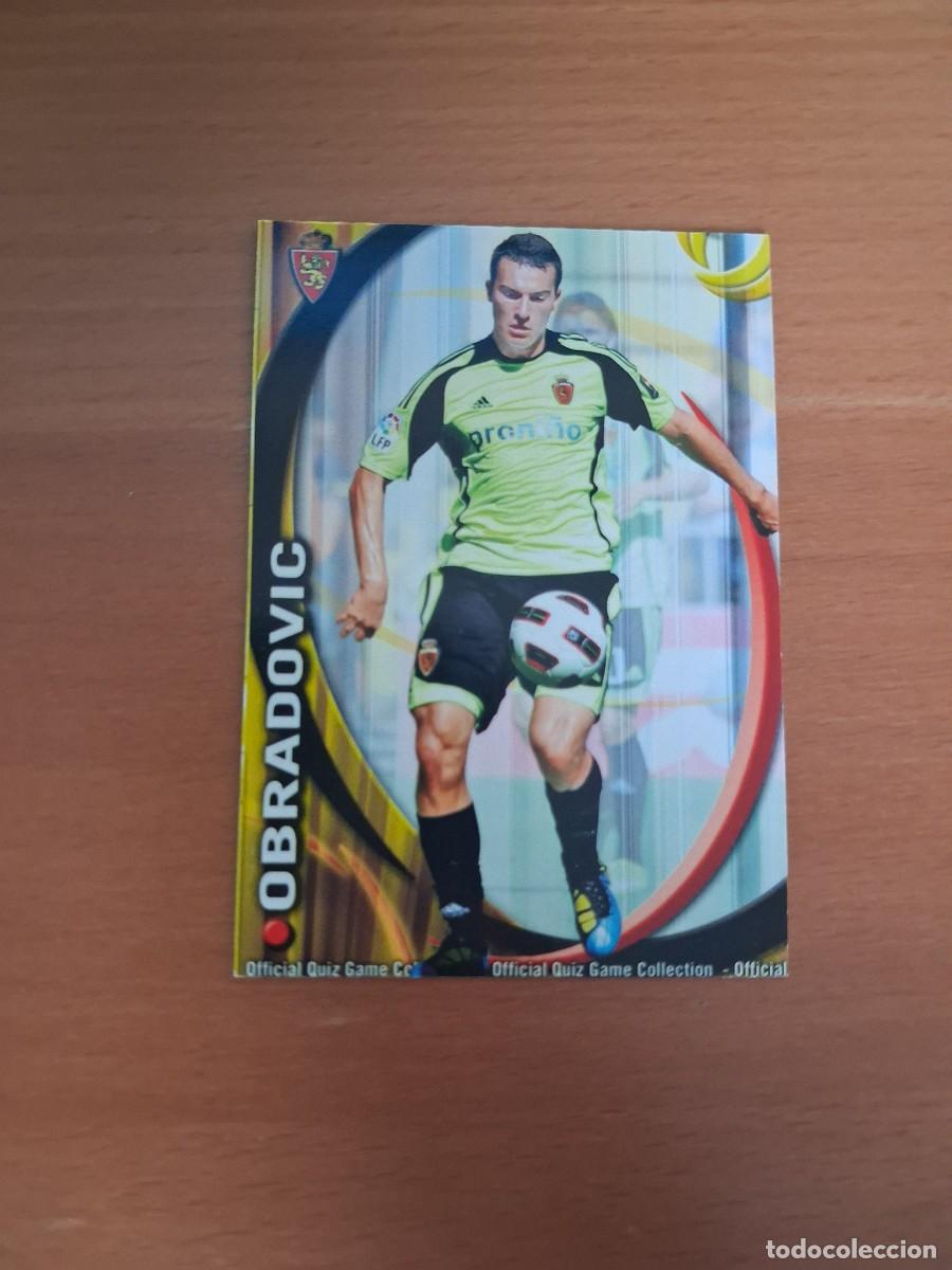 Figurine di Calcio: Mundicromo Official Quiz Game Collection 2010 2011 Real Zaragoza 369 Obradovic