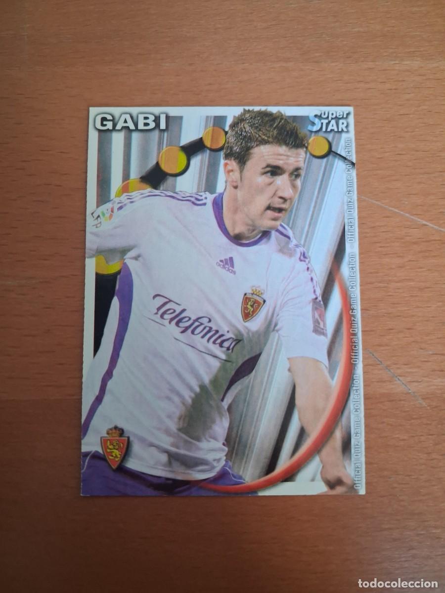 Figurine di Calcio: Mundicromo Official Quiz Game Collection 2010 2011 Real Zaragoza 376 Gabi Superstar