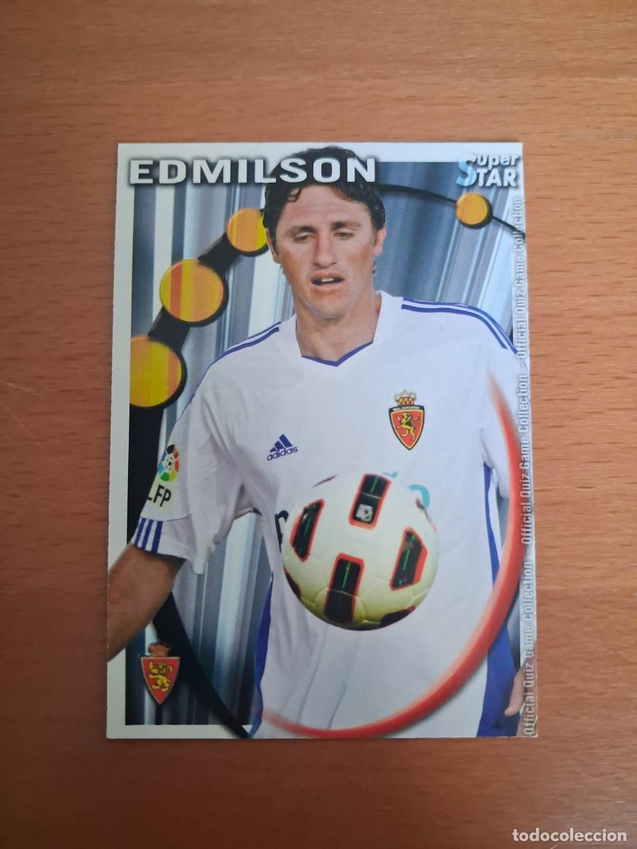Figurine di Calcio: Mundicromo Official Quiz Game Collection 2010 2011 Real Zaragoza 377 Edmildson Superstar