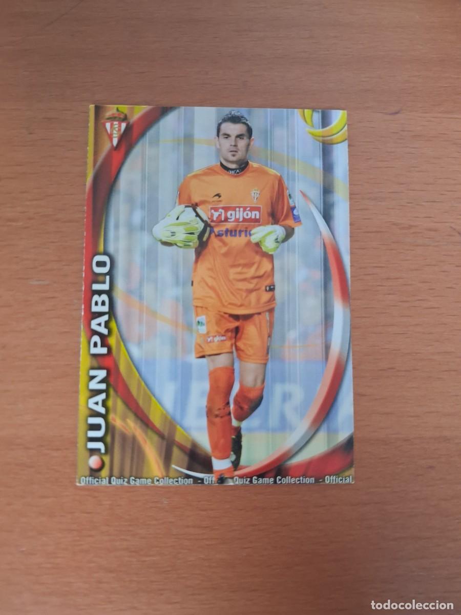 Football Stickers: Mundicromo Official Quiz Game Collection 2010 2011 Real Sporting de Gij&oacute;n 381 Juan Pablo