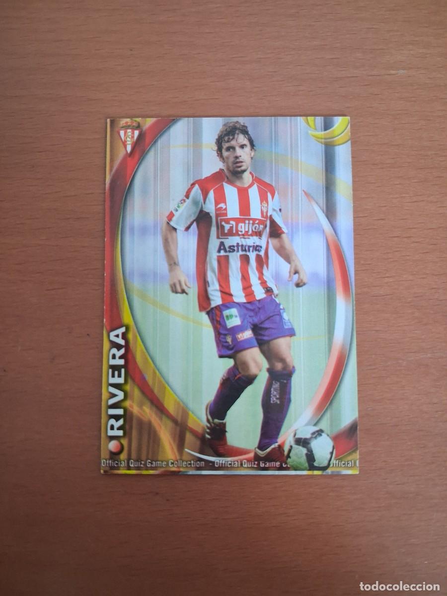 Football Stickers: Mundicromo Official Quiz Game Collection 2010 2011 Real Sporting de Gij&oacute;n 391 Rivera