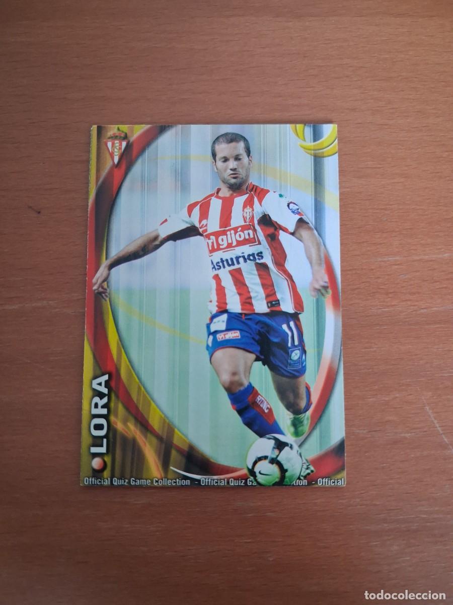Football Stickers: Mundicromo Official Quiz Game Collection 2010 2011 Real Sporting de Gij&oacute;n 394 Lora