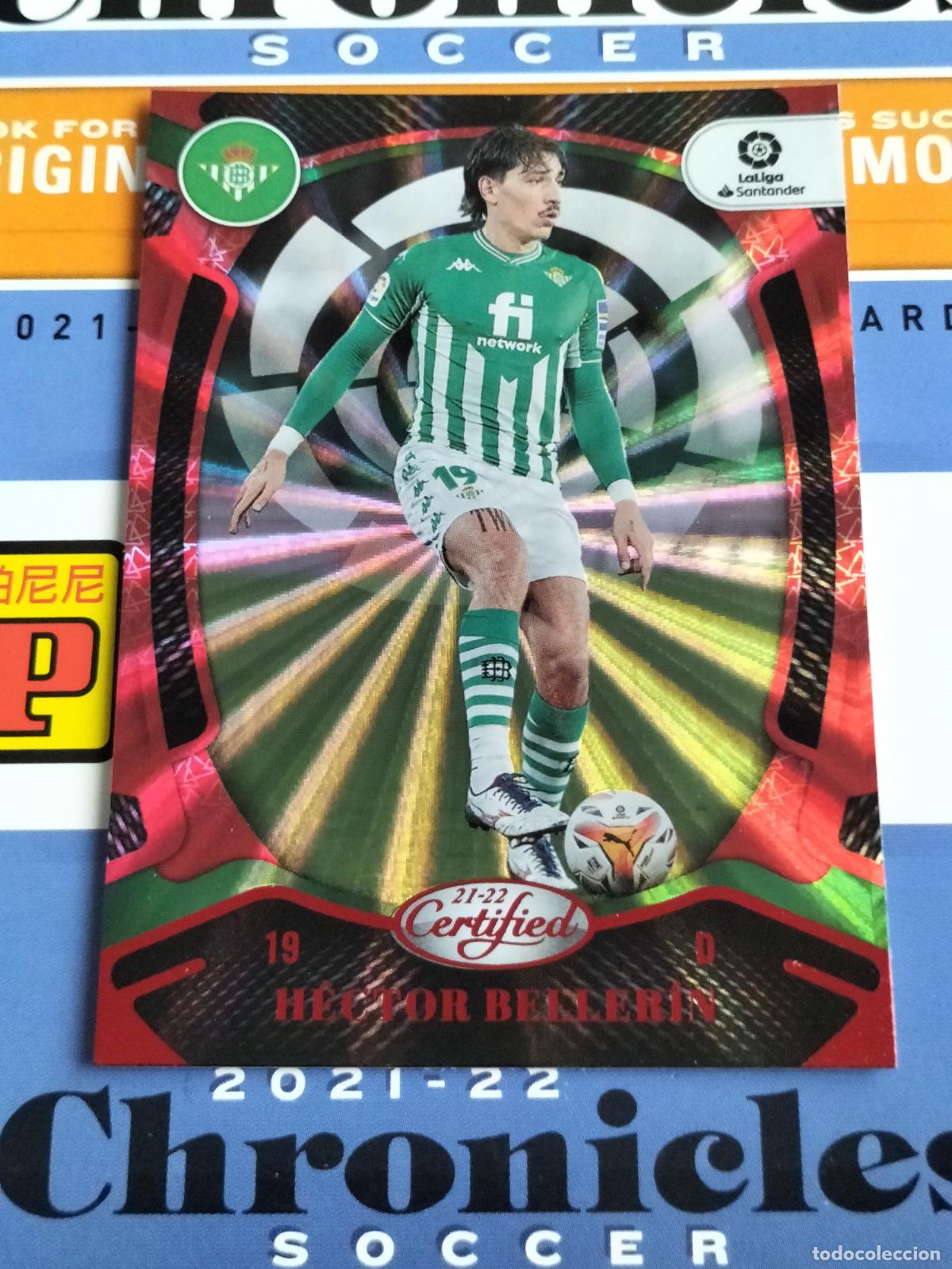Football Stickers: N&ordm; 161 H&Eacute;CTOR BELLER&Iacute;N BETIS RED LASER CARD CHRONICLES LA LIGA SOCCER 2021 2022 21 22 PANINI