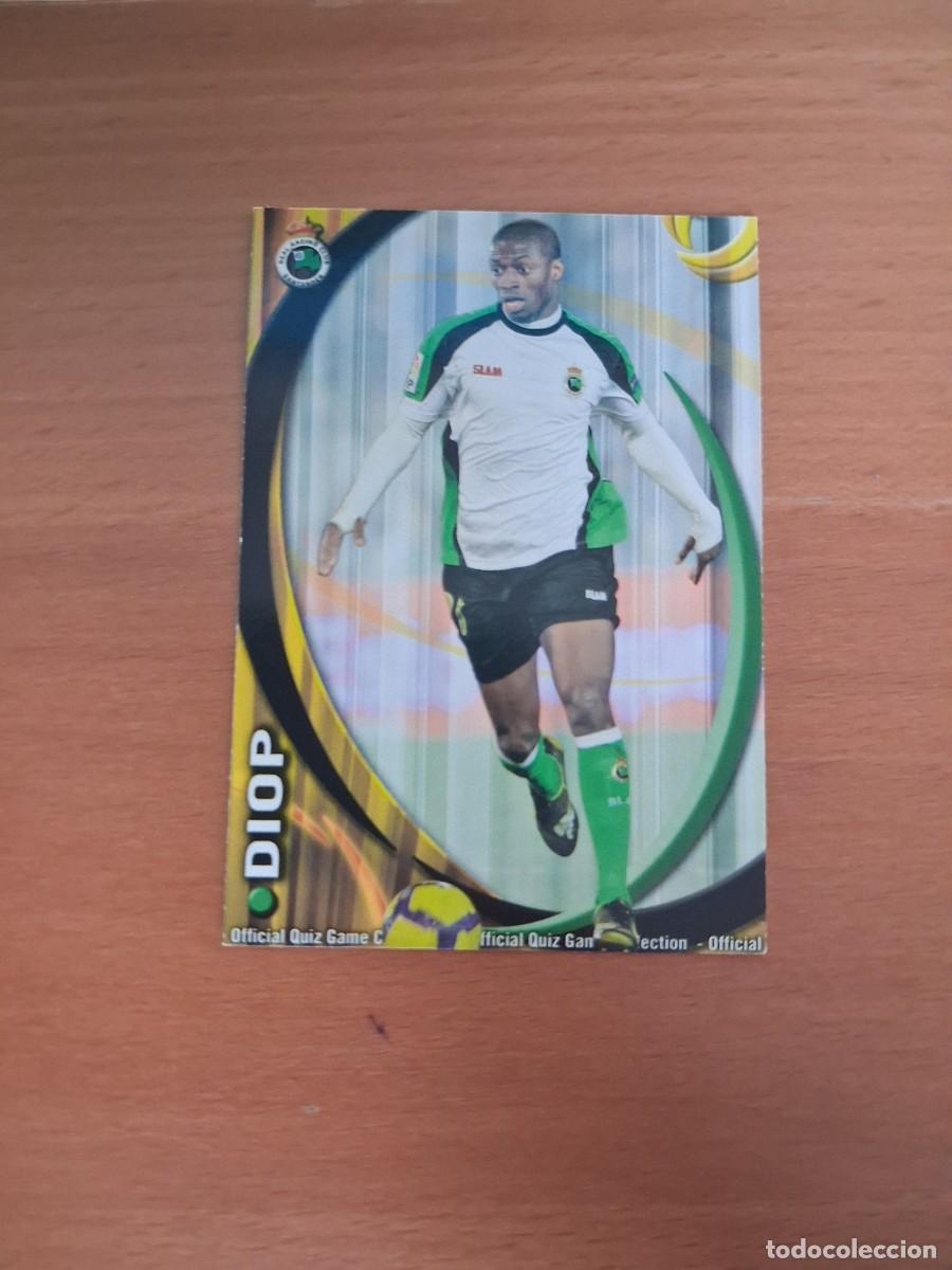 Cromos de f&uacute;tbol: Mundicromo Official Quiz Game Collection 2010 2011 Racing de Santander 417 Diop
