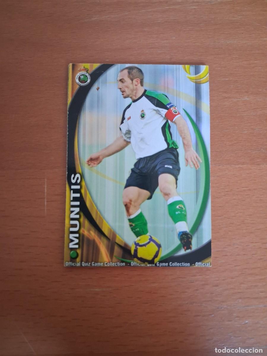 Fu&szlig;ball-Sticker: Mundicromo Official Quiz Game Collection 2010 2011 Racing de Santander 424 Munitis