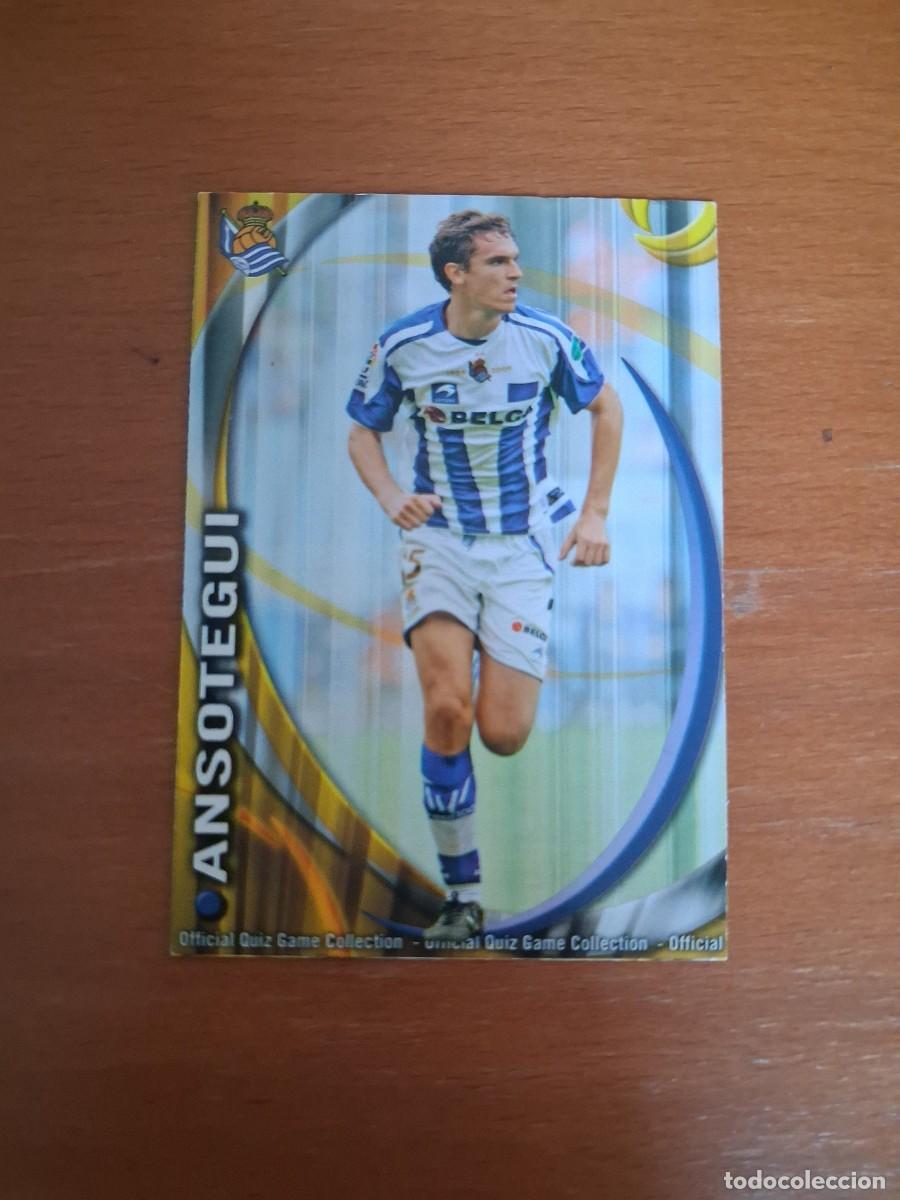 Fu&szlig;ball-Sticker: Mundicromo Official Quiz Game Collection 2010 2011 Real Sociedad 466 Ansotegui