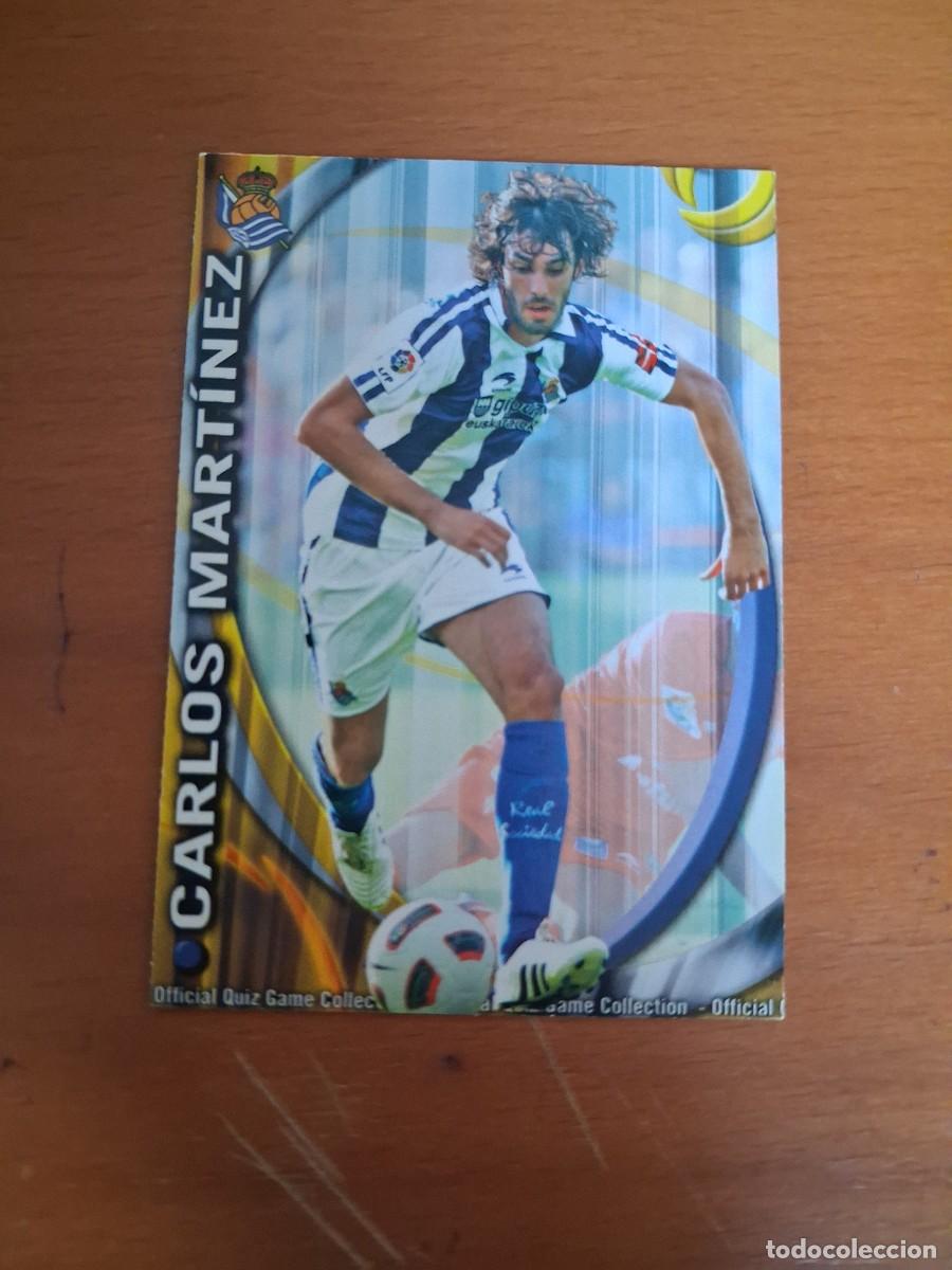 Fu&szlig;ball-Sticker: Mundicromo Official Quiz Game Collection 2010 2011 Real Sociedad 473 Carlos Martinez