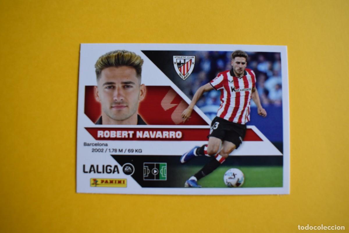 Fu&szlig;ball-Sticker: Cromo Liga 2026 2027. 26 27. Robert Navarro. Athletic Club. N. &ordm; 17 A. ESTE. Panini
