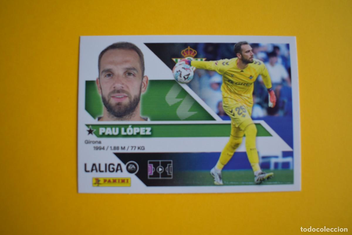 Fu&szlig;ball-Sticker: Cromo Liga 2026 2027. 26 27. Pau L&oacute;pez. Betis. N. &ordm; 4. ESTE. Panini