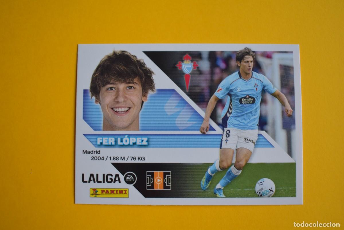 Fu&szlig;ball-Sticker: Cromo Liga 2026 2027. 26 27. Fer l&oacute;pez. Celta de Vigo. N. &ordm; 15. ESTE. Panini