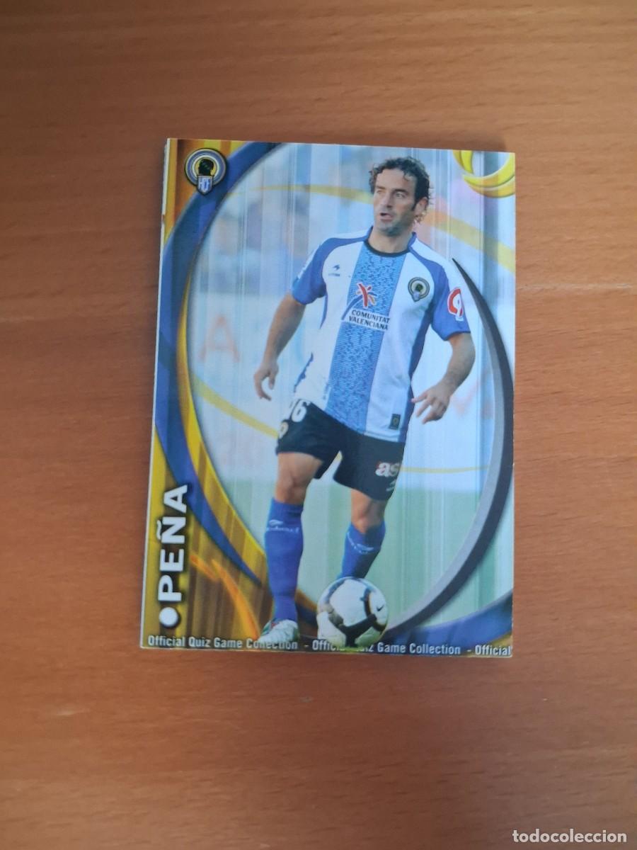 Cartes &agrave; collectionner de Football: Mundicromo Official Quiz Game Collection 2010 2011 Hercules CF 496 Pe&ntilde;a