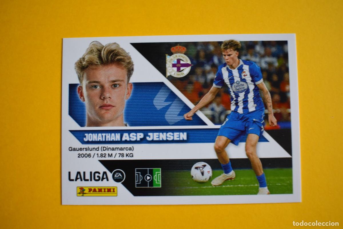 Cartes &agrave; collectionner de Football: Cromo Liga 2026 2027. 26 27. Asp Jensen. Deportivo. N. &ordm; 17. ESTE. Panini