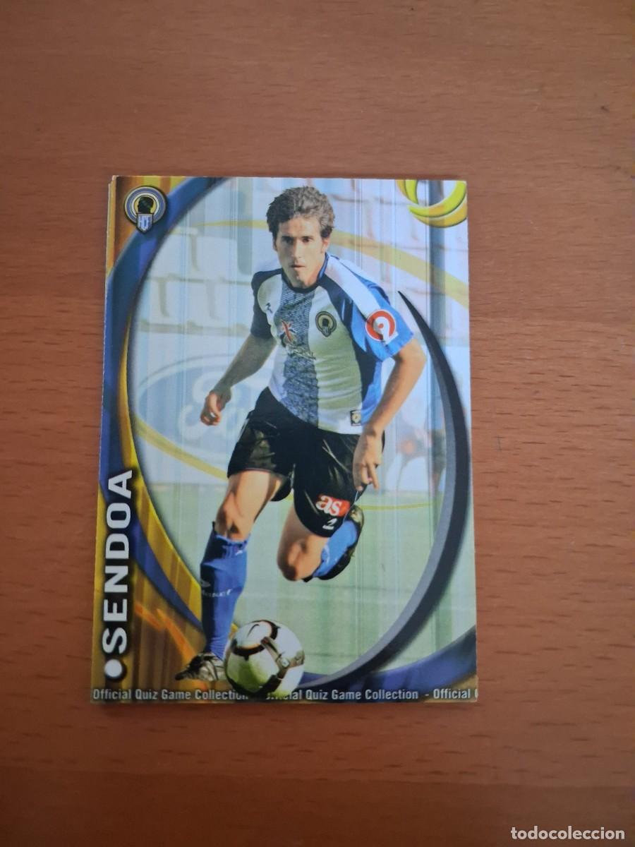 Football Stickers: Mundicromo Official Quiz Game Collection 2010 2011 Hercules CF 502 Sendoa