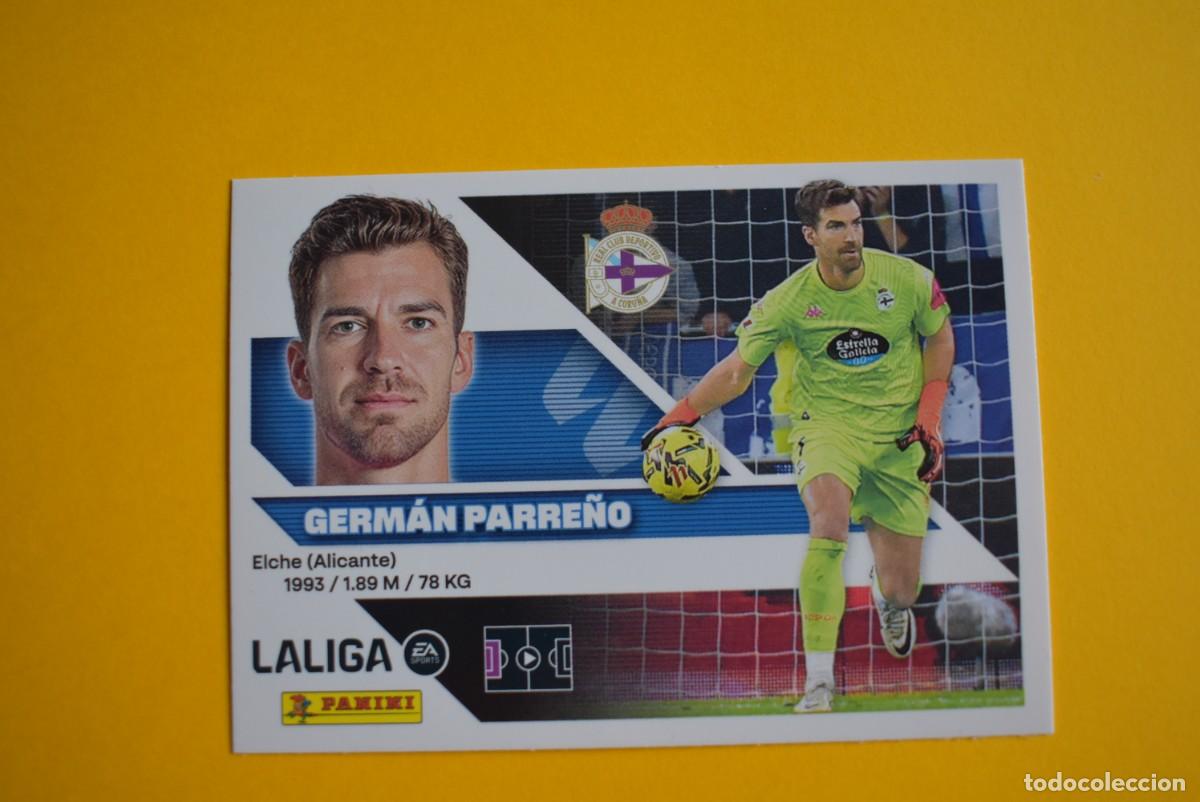 Cartes &agrave; collectionner de Football: Cromo Liga 2026 2027. 26 27. Germ&aacute;n Parre&ntilde;o. Deportivo. N. &ordm; 4. ESTE. Panini