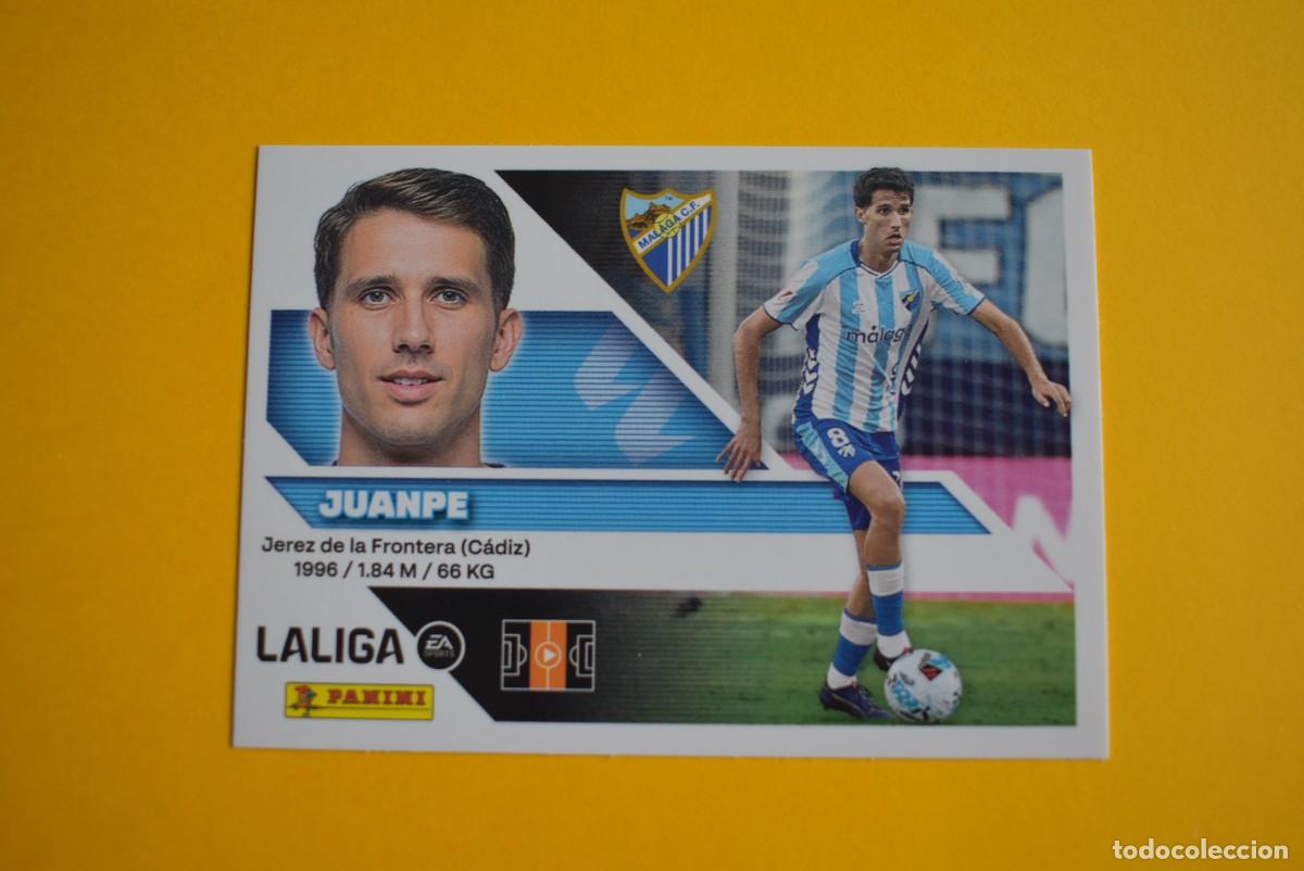 Cartes &agrave; collectionner de Football: Cromo Liga 2026 2027. 26 27. Juanpe. M&aacute;laga. N. &ordm; 13 B. ESTE. Panini