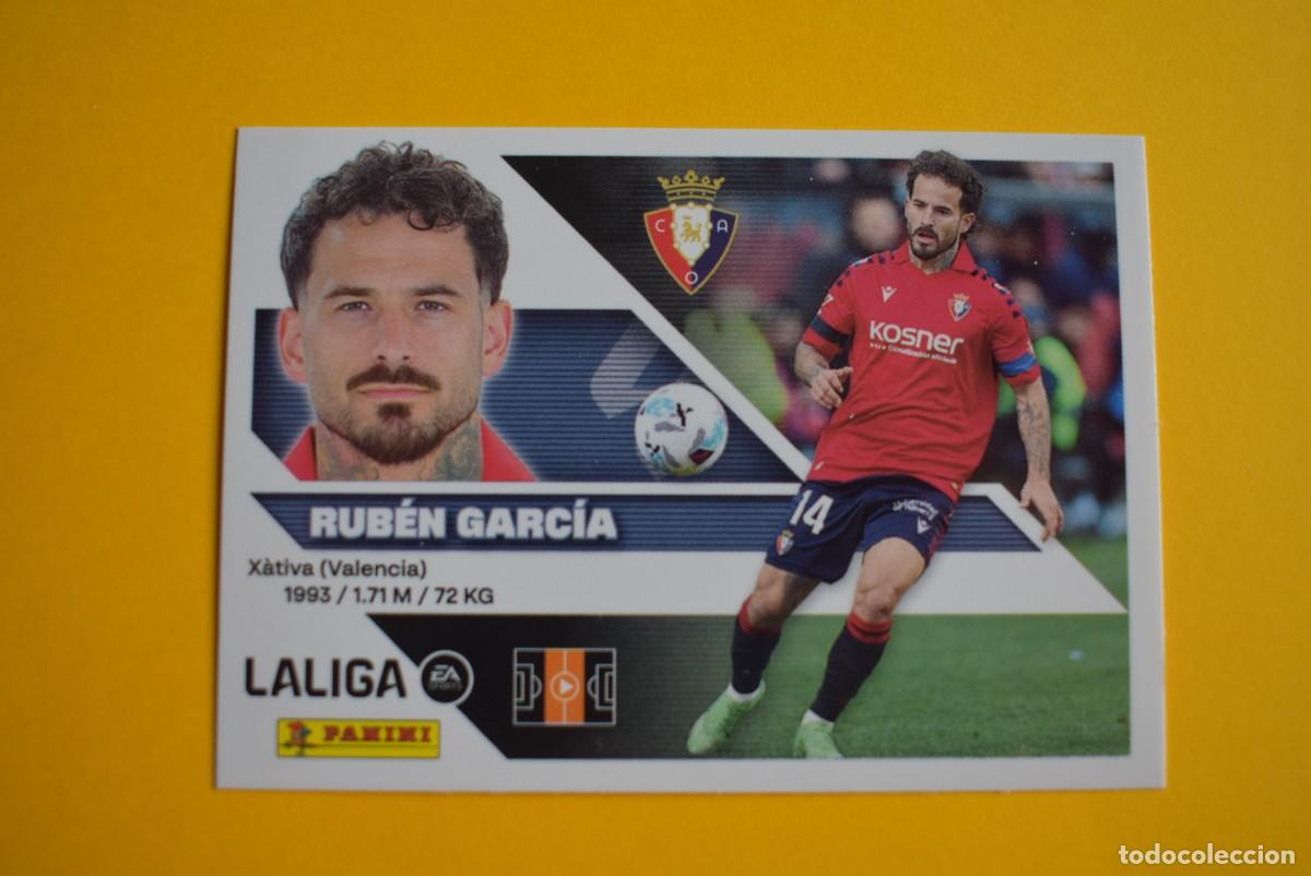 Cartes &agrave; collectionner de Football: Cromo Liga 2026 2027. 26 27. Rub&eacute;n Garc&iacute;a. Osasuna. N. &ordm; 14. ESTE. Panini