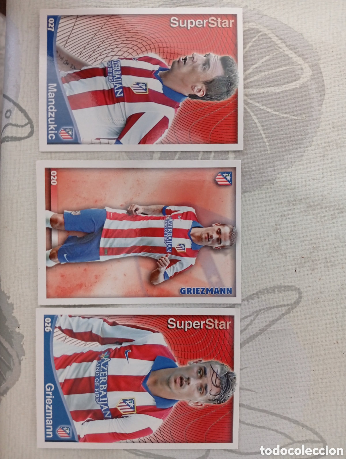 Cartes &agrave; collectionner de Football: Tres cartas las fichas quiz de la liga 2015