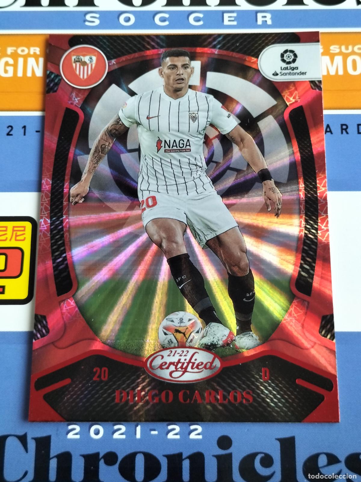 Cartes &agrave; collectionner de Football: N&ordm; 166 DIEGO CARLOS SEVILLA RED LASER CARD CHRONICLES LA LIGA SOCCER 2021 2022 21 22 PANINI