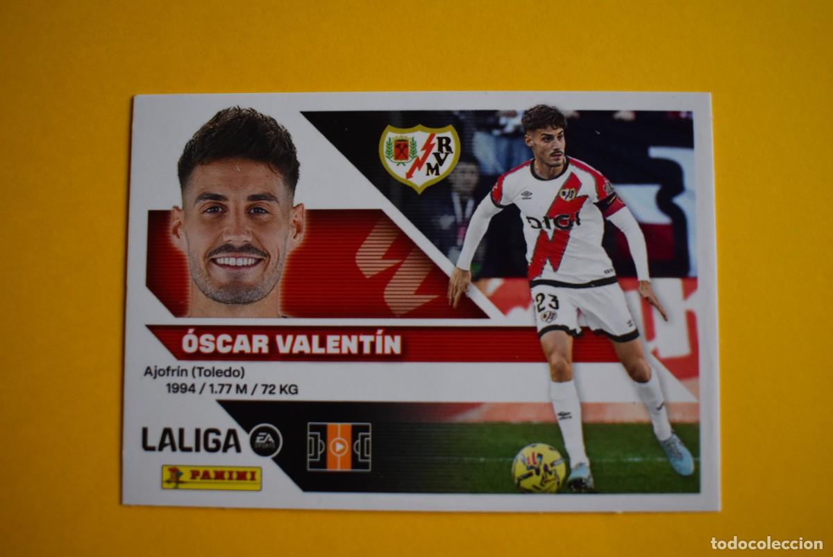 Cartes &agrave; collectionner de Football: Cromo Liga 2026 2027. 26 27. &Oacute;scar Valent&iacute;n. Rayo Vallecano. N. &ordm; 13. ESTE. Panini