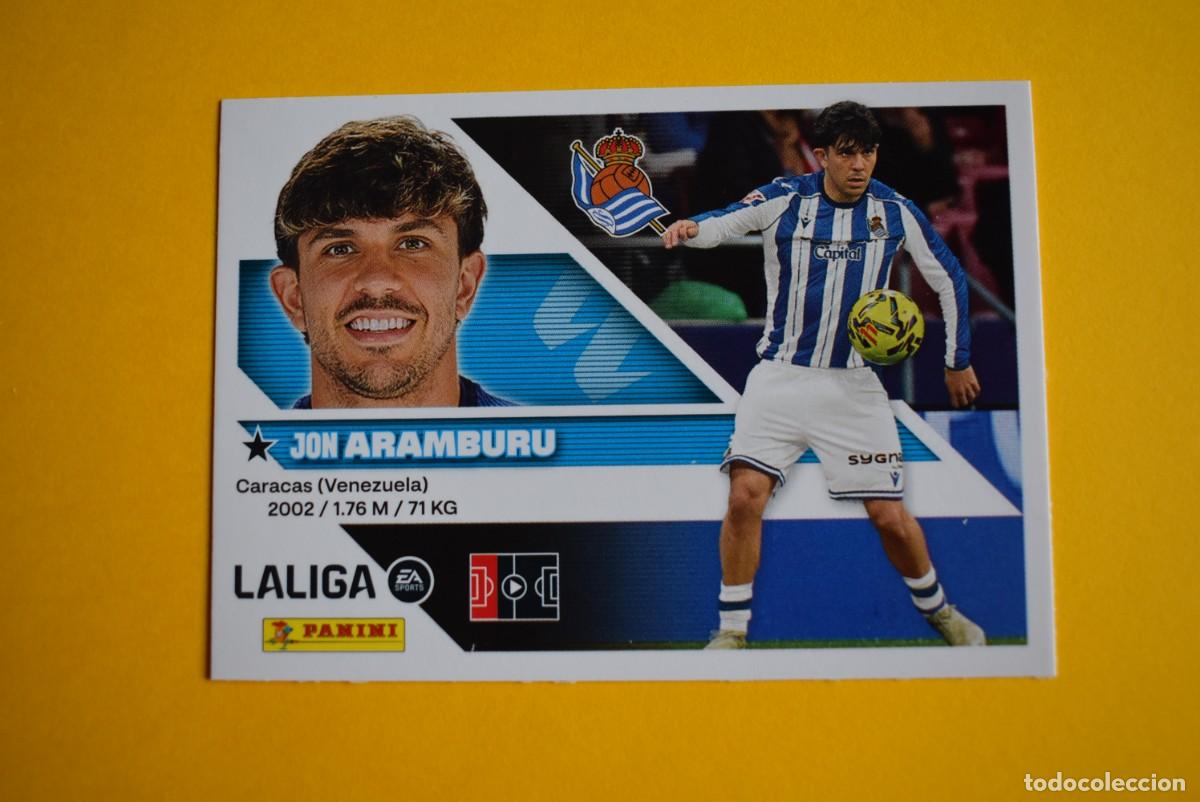 Cartes &agrave; collectionner de Football: Cromo Liga 2026 2027. 26 27. Aramburu. Real Sociedad. N. &ordm; 5. ESTE. Panini