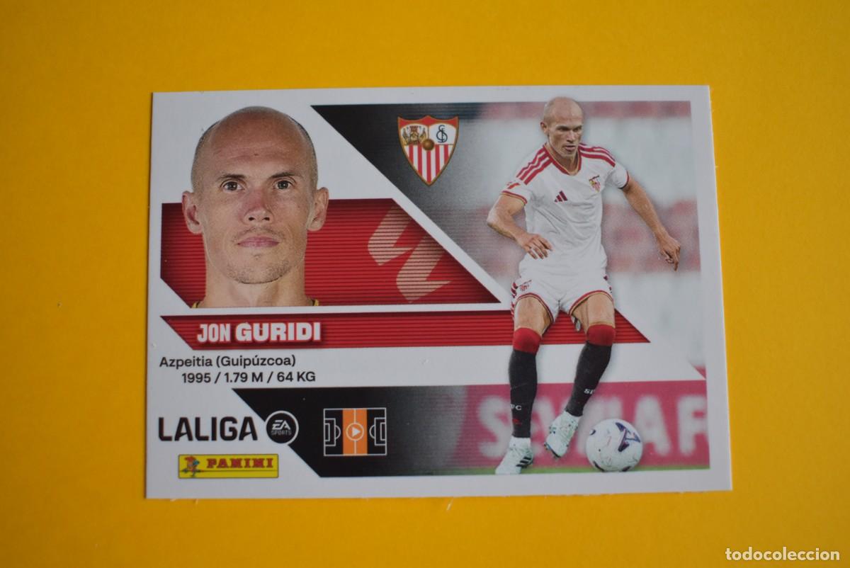 Cartes &agrave; collectionner de Football: Cromo Liga 2026 2027. 26 27. Guridi. Sevilla. N. &ordm; 13. ESTE. Panini