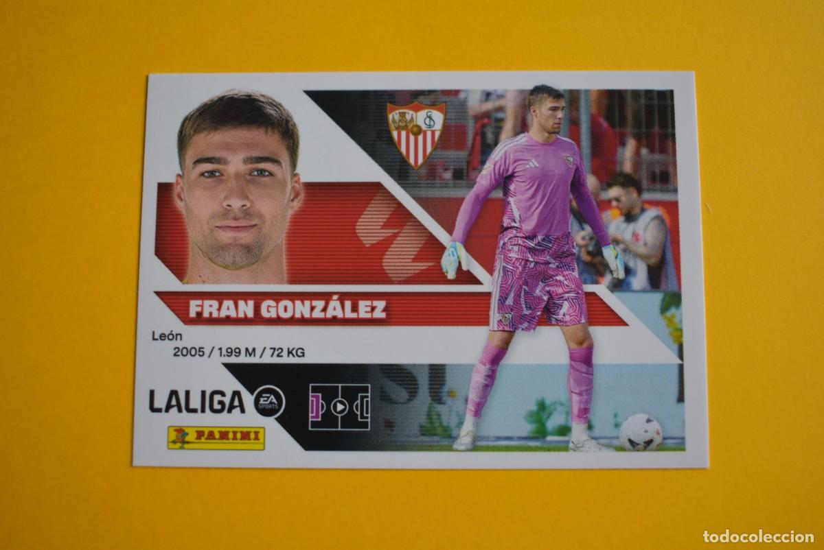 Cartes &agrave; collectionner de Football: Cromo Liga 2026 2027. 26 27. Fran Gonz&aacute;lez. Sevilla. N. &ordm; 4. ESTE. Panini