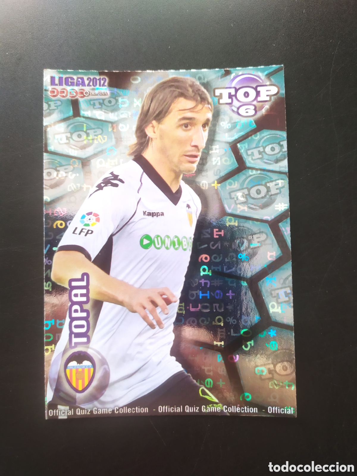 Cromos de f&uacute;tbol: Mundicromo fichas Liga 2011 2012 11 12 Topal top brillo letras n&deg; 588 Valencia