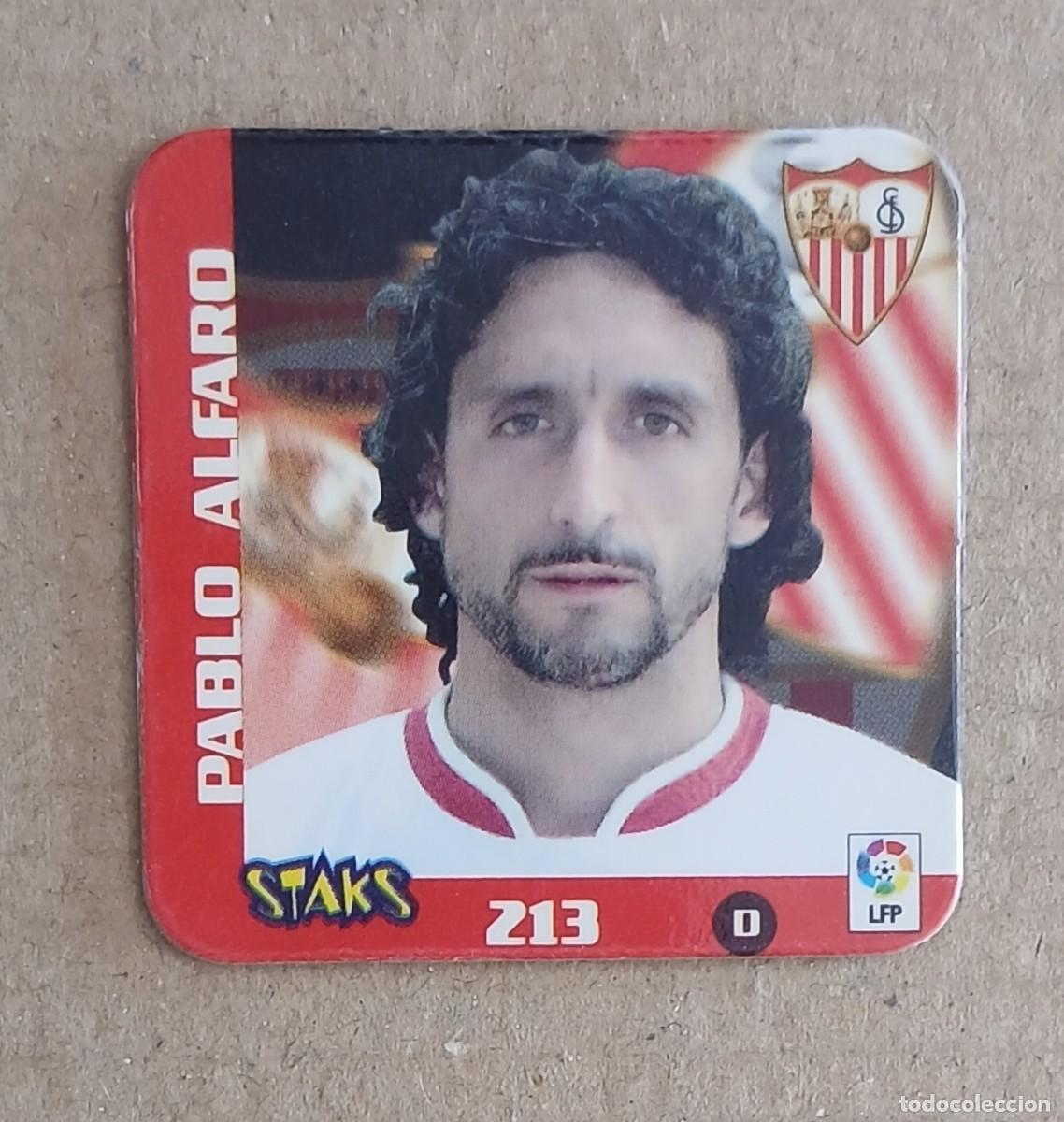 Figurine di Calcio: STAK n&ordm; 213 PABLO ALFARO SEVILLA LIGA 2003-2004 DE PANINI. Buen estado.