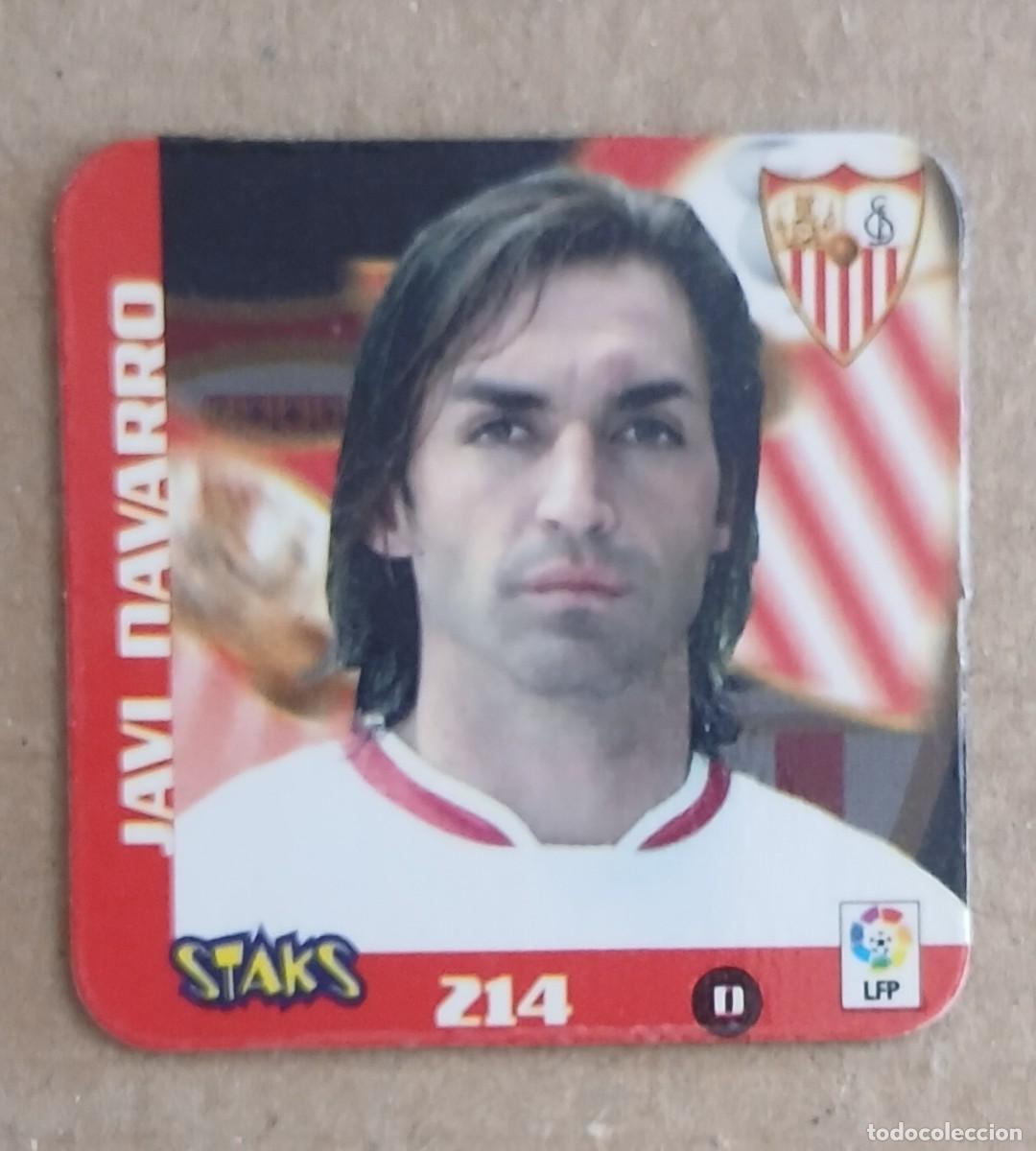 Figurine di Calcio: STAK n&ordm; 214 JAVI NAVARRO SEVILLA LIGA 2003-2004 DE PANINI. Buen estado.