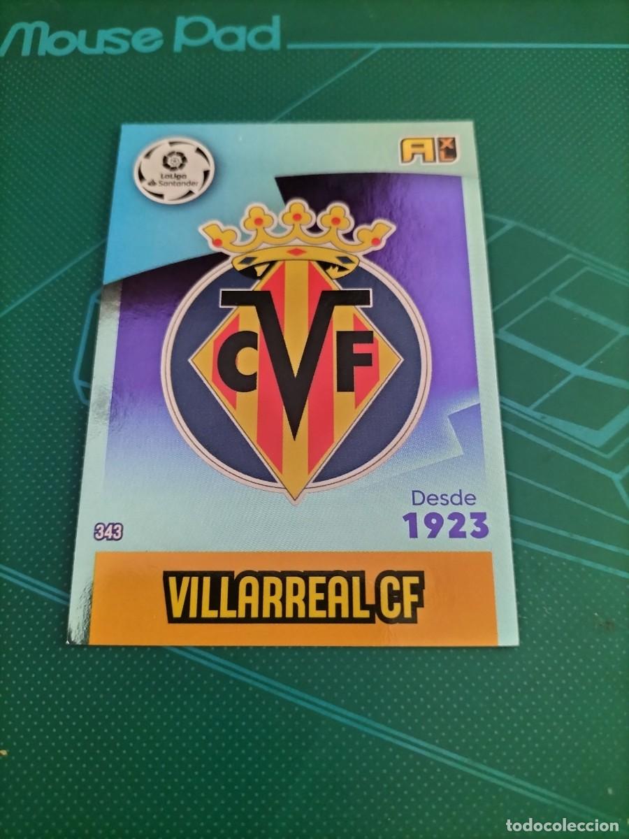 Figurine di Calcio: 1 CROMO FICHA PANINI ADRENALYN 2020-2021 20-21 VILLARREAL C.F 343 ESCUDO