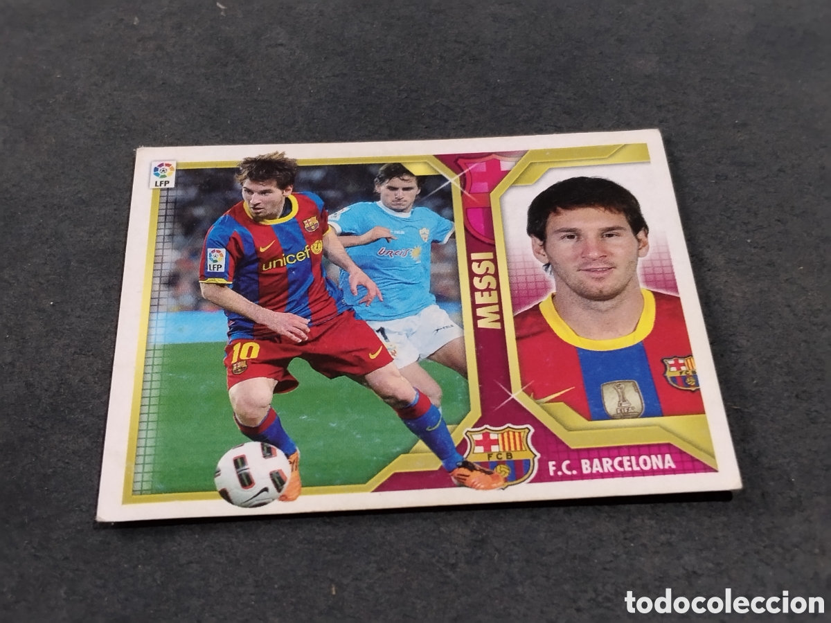Figurine di Calcio: Cromo futbol MESSI FC Barcelona liga 2011-12