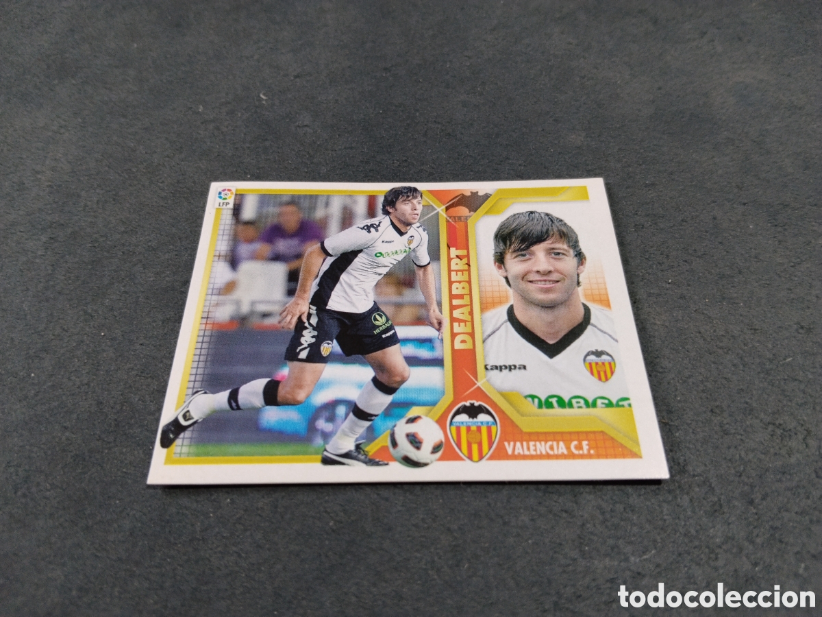 Figurine di Calcio: Cromo futbol Dealbert, Valencia CF liga 2011-12