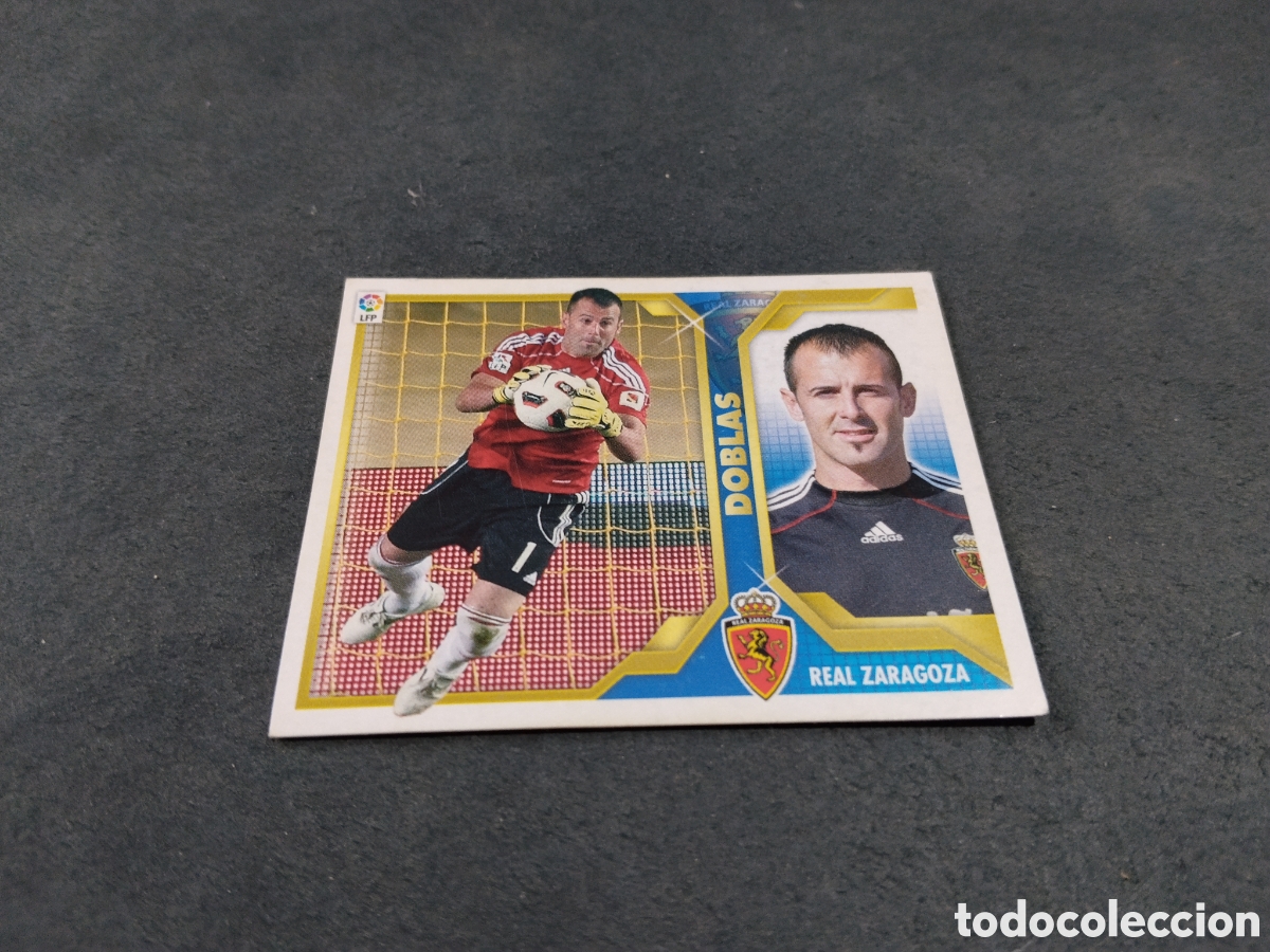 Figurine di Calcio: Cromo futbol Real Zaragoza,Doblas 2011-12