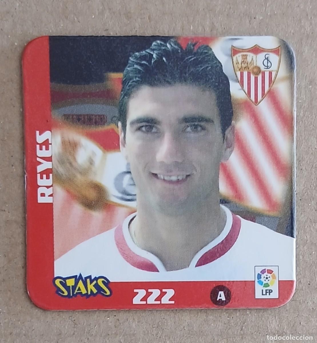 Football Stickers: STAK n&ordm; 222 REYES SEVILLA LIGA 2003-2004 DE PANINI. Buen estado.