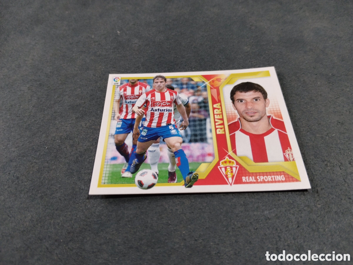 Football Stickers: Cromo futbol Rivera Sporting de Gij&oacute;n