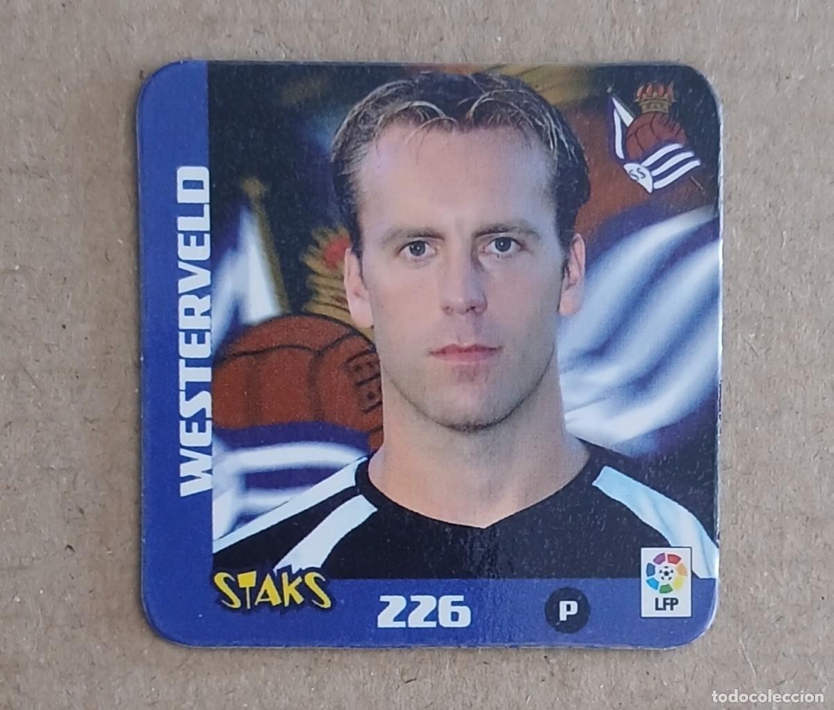 Football Stickers: STAK n&ordm; 226 WESTERVELD REAL SOCIEDAD LIGA 2003-2004 DE PANINI. Buen estado.