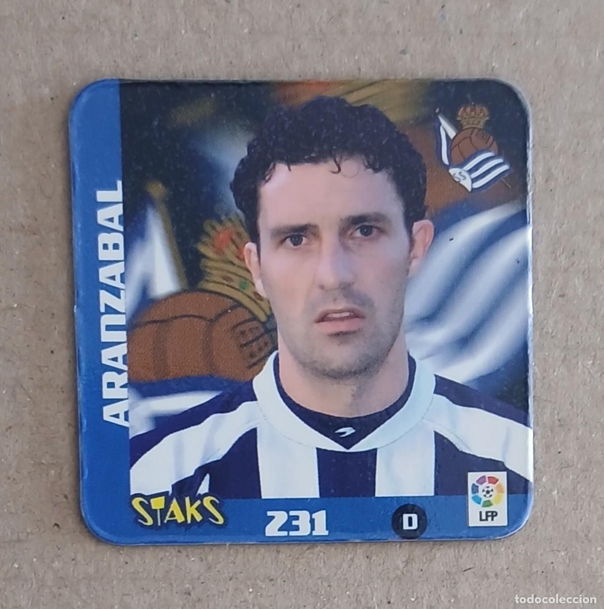 Football Stickers: STAK n&ordm; 231 ARANZ&Aacute;BAL REAL SOCIEDAD LIGA 2003-2004 DE PANINI. Buen estado.