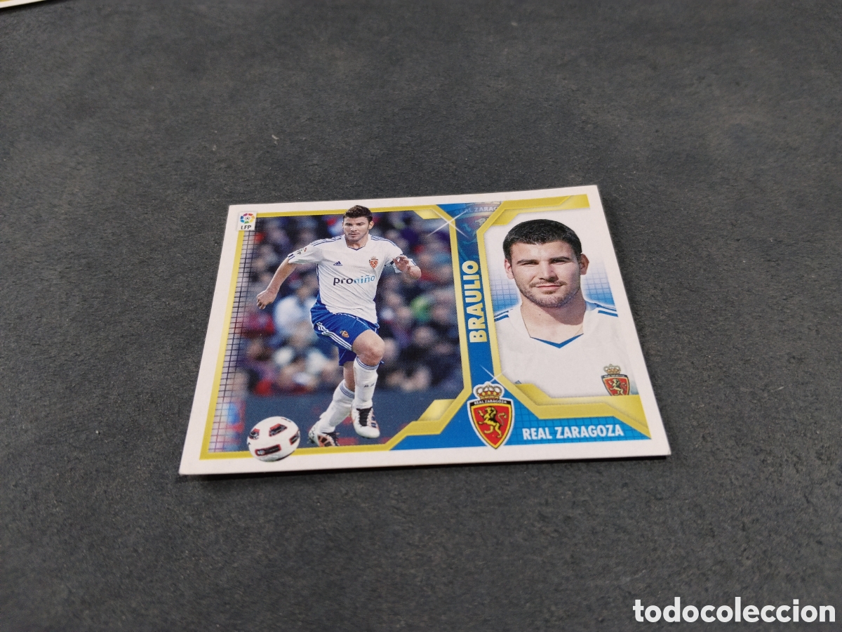 Football Stickers: Cromo futbol Braulio, Real Zaragoza