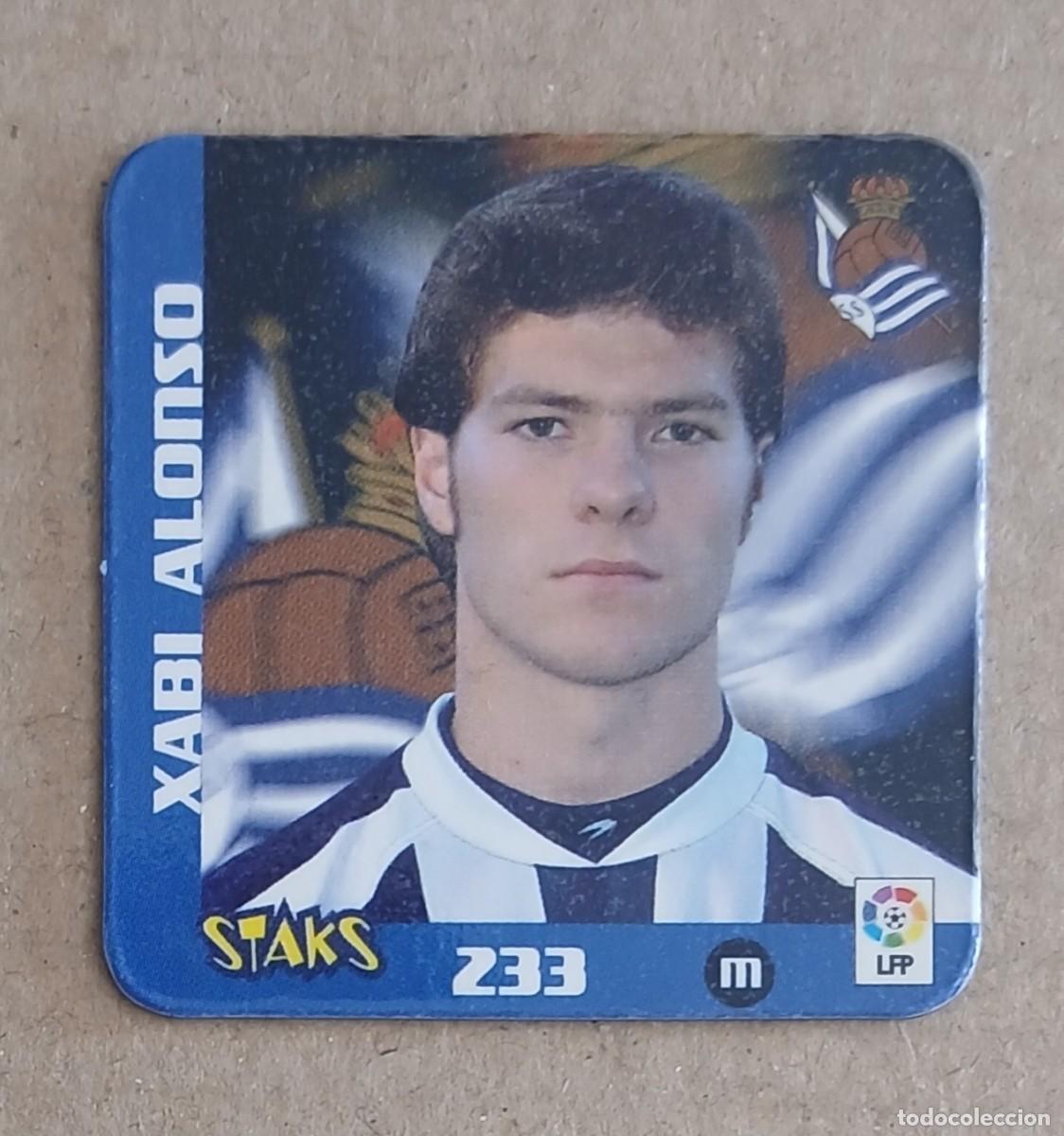 Football Stickers: STAK n&ordm; 233 XABI ALONSO REAL SOCIEDAD LIGA 2003-2004 DE PANINI. Buen estado.