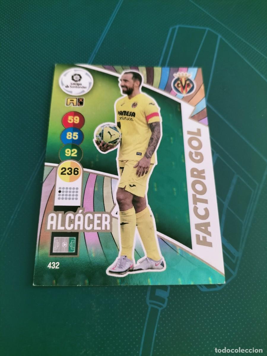 Football Stickers: 1 CROMO FICHA PANINI ADRENALYN 2020-2021 20-21 VILLARREAL C.F 432 ALCACER ( FACTOR GOL