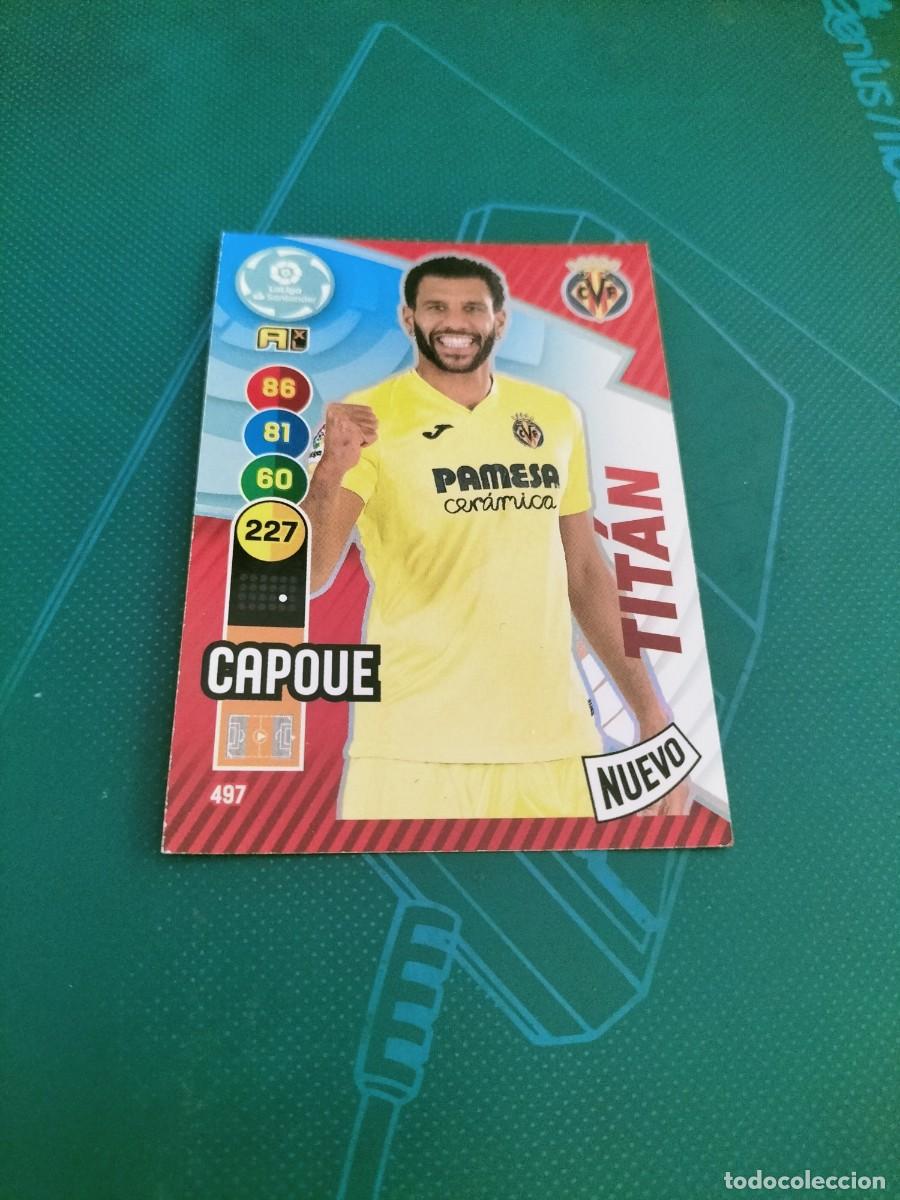 Cartes &agrave; collectionner de Football: 1 CROMO FICHA PANINI ADRENALYN 2020-2021 20-21 VILLARREAL C.F 497 CAPOUE ( NUEVO TITAN