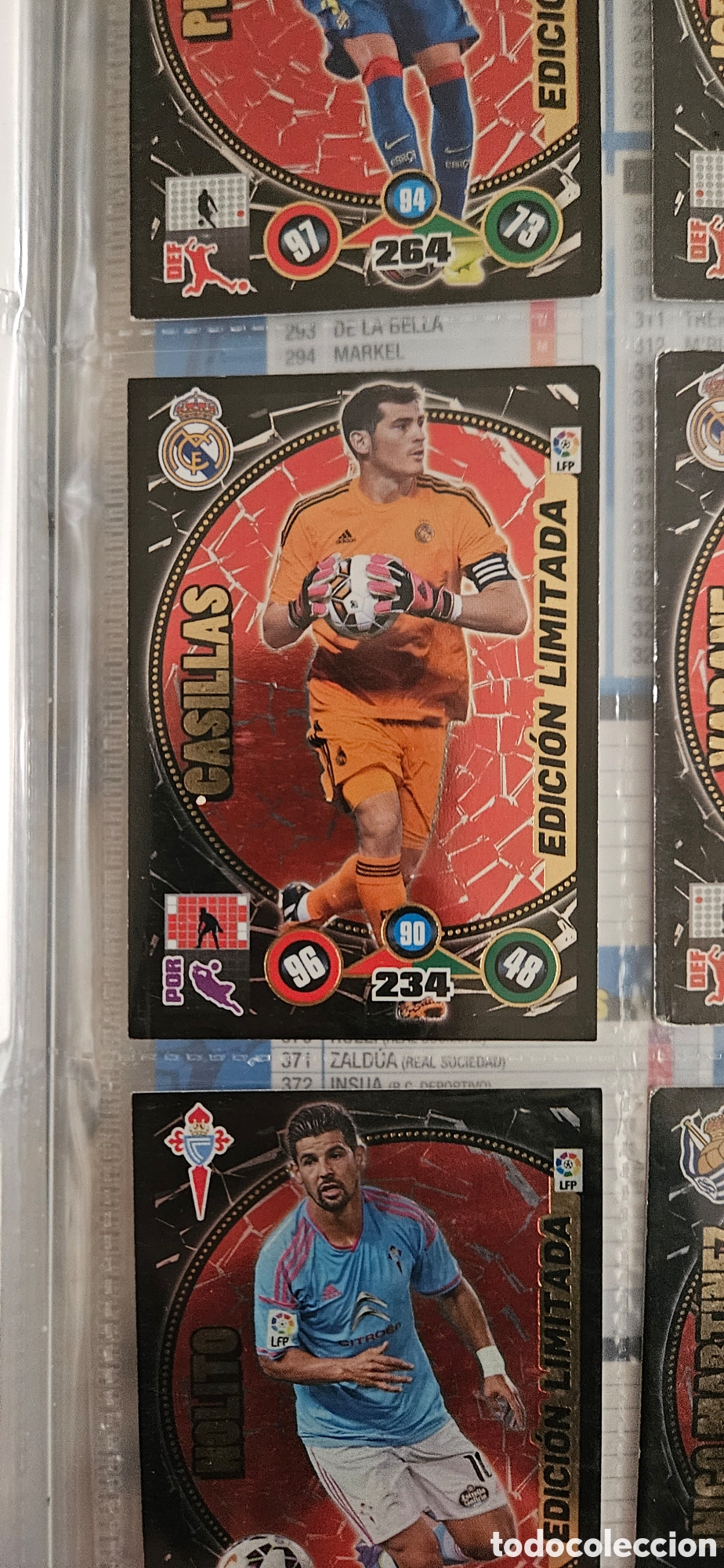 Cromos de f&uacute;tbol: casillas real madrid edicion limitada adrenalyn 2014 2015 14 15 trading card