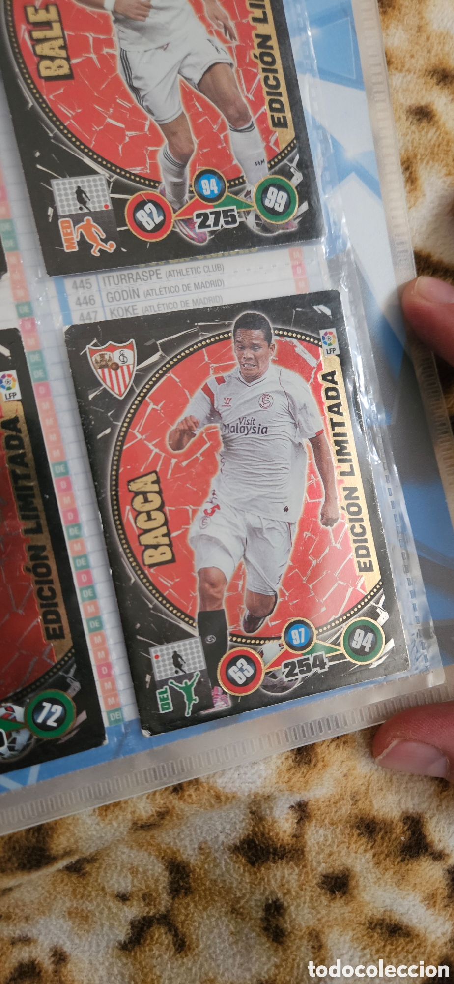 Cromos de f&uacute;tbol: baca edicion limitada sevilla adrenalyn 2014 2015 14 15 trading card