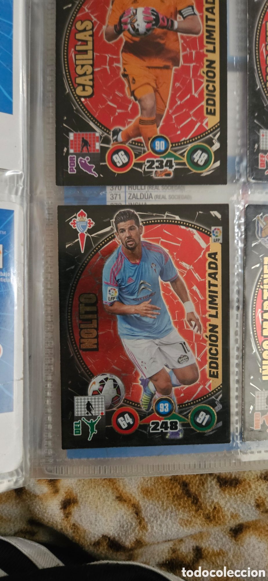 Fu&szlig;ball-Sticker: Nolito, Edici&oacute;n Limitada, equipo R.C. Celta de Vigo, adrenalyn 2014 2015 14 15 trading card