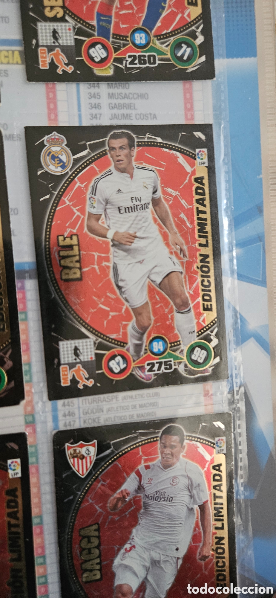 Fu&szlig;ball-Sticker: bale real madrid edicion limitada adrenalyn 2014 2015 14 15 trading card